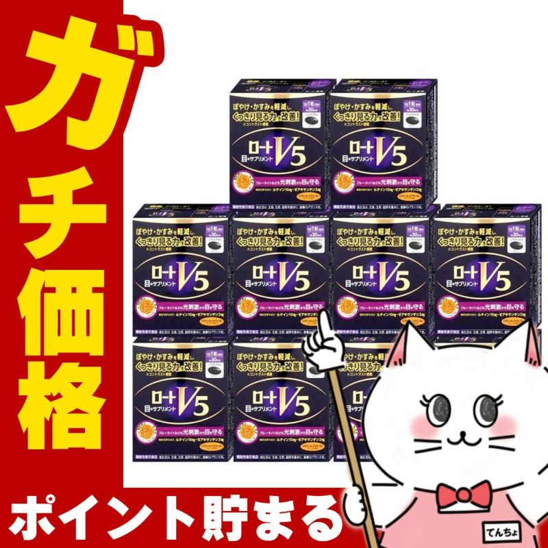 ロートV5a 30粒 ×10個セット 機能性表示食品