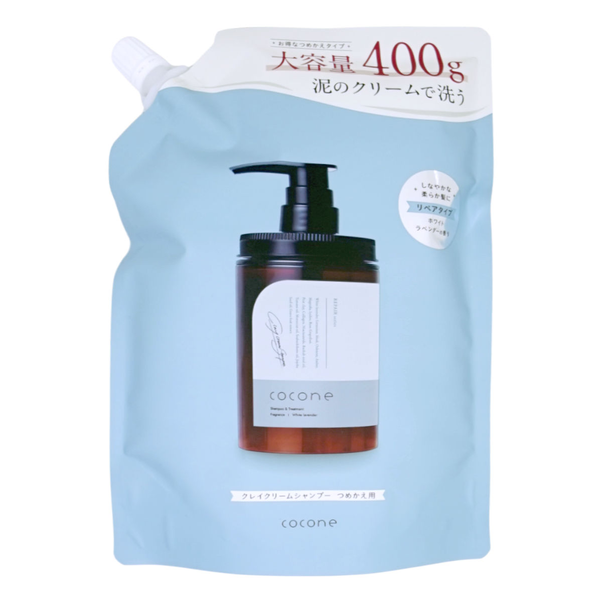 ココネ クレイクリームシャンプーリペア替400g