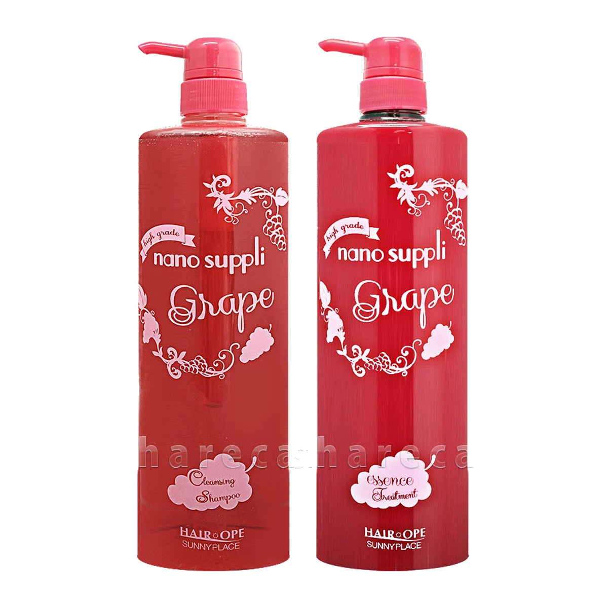 サニープレイス ナノサプリクレンジングシャンプー GRグレープ1000ml＋エッセンストリートメント GRグレープ1000ml