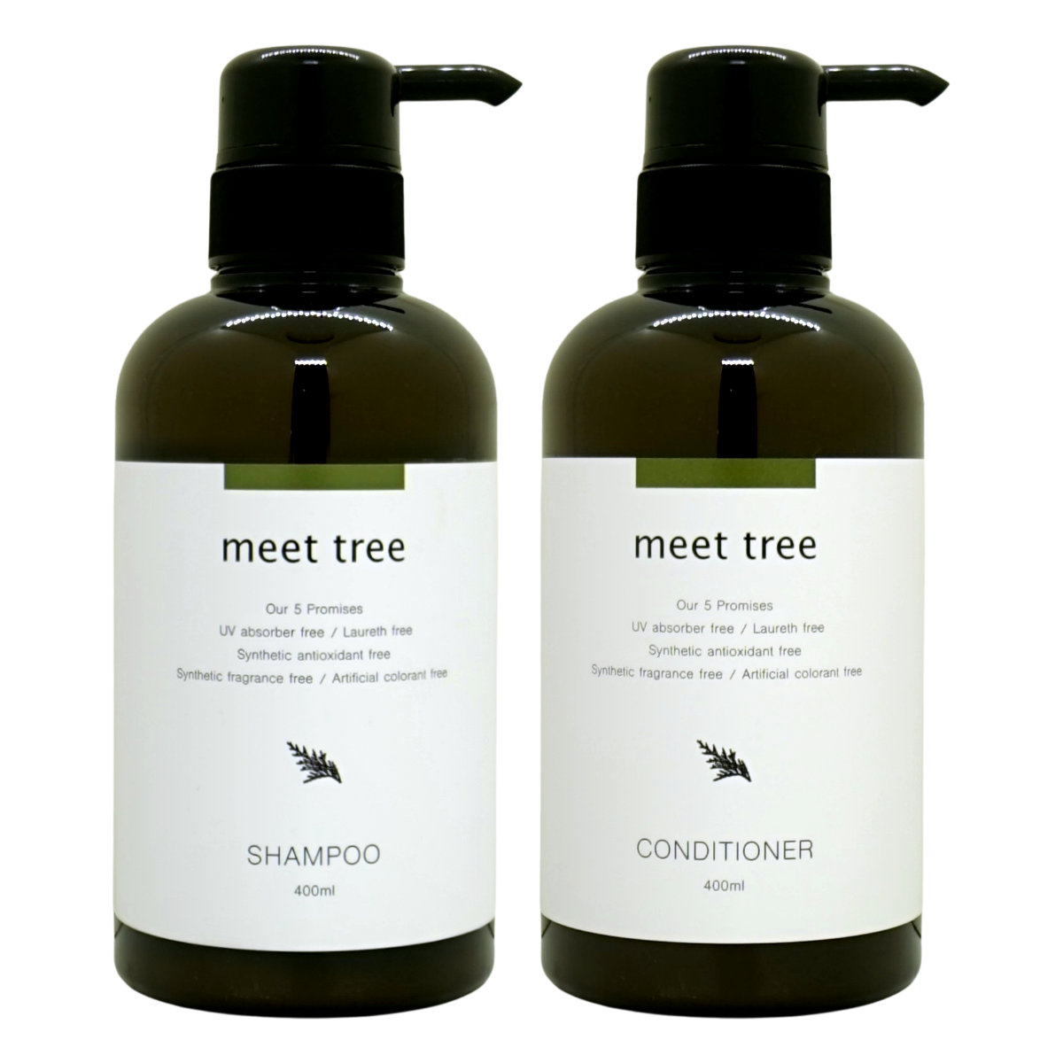 meet tree ミートツリー シャンプー 400ml+コンディショナー 400ml