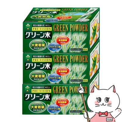 プレビジョン グリーン末 306g (3.4g×90包)×3個