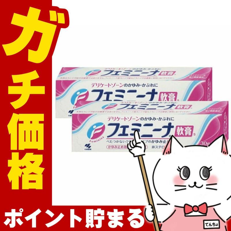 コスメ通販　【第2類医薬品】フェミニーナ軟膏　30ｇ×2個(セルフメディケーション税制対象)