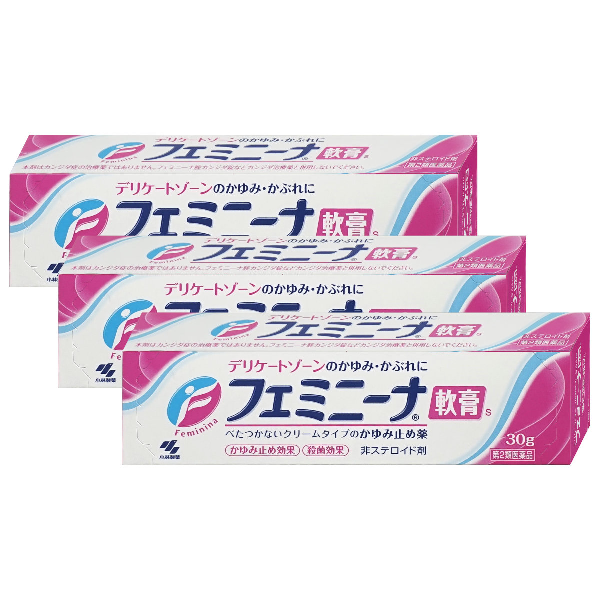 コスメ通販　【第2類医薬品】フェミニーナ軟膏　30ｇ×3個(セルフメディケーション税制対象)