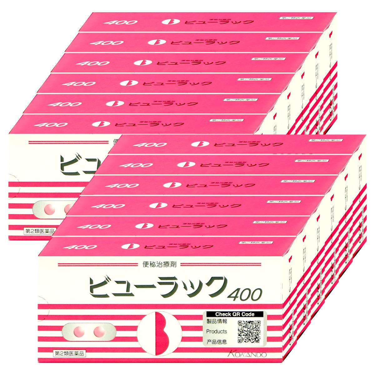 コスメ通販　【第2類医薬品】ビューラック 400錠×12個