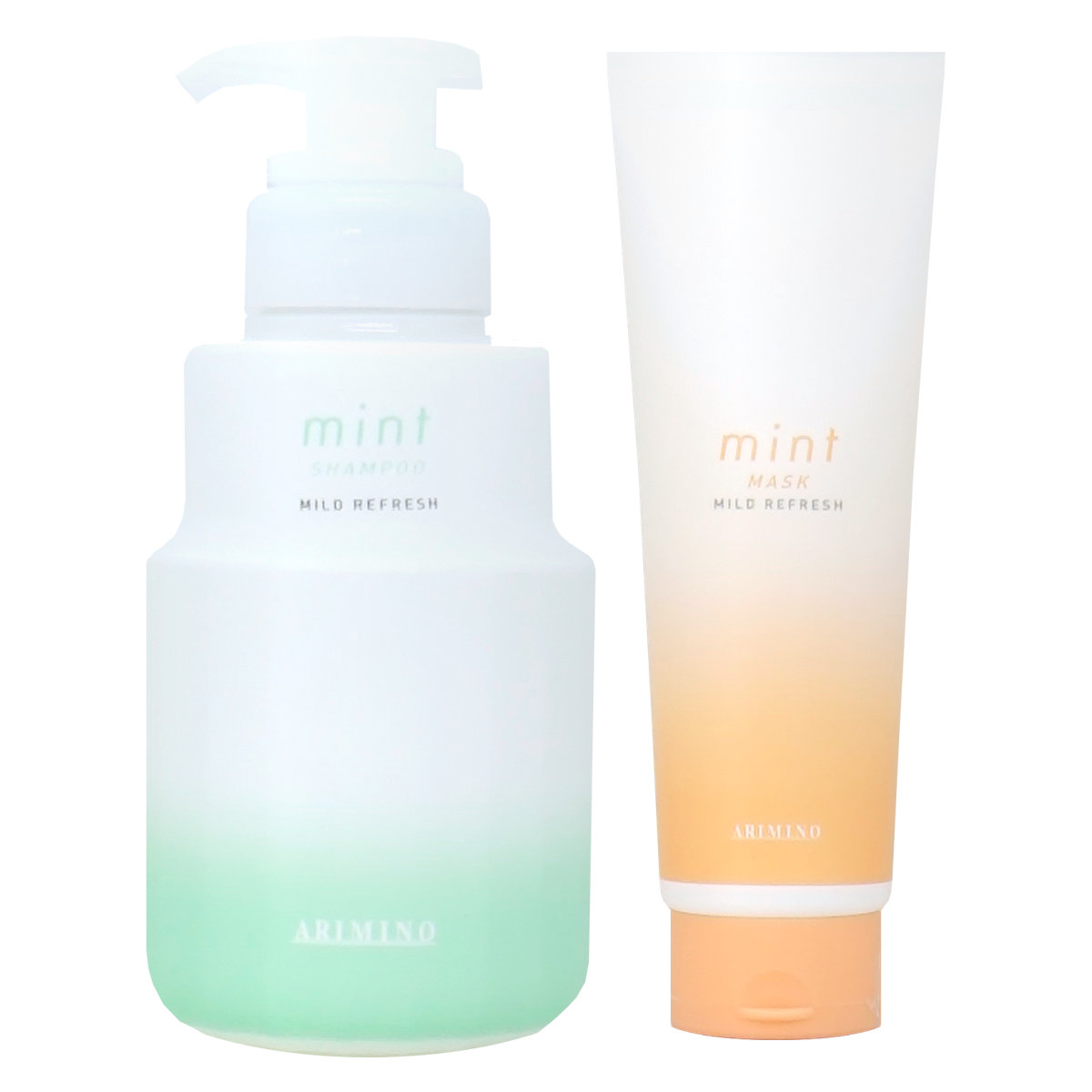 コスメ通販　アリミノ ミントマイルド シャンプー250ml&トリートメント200g S 本体セット