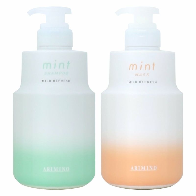 コスメ通販　アリミノ ミントマイルド シャンプー550ml&トリートメント550g M 本体セット